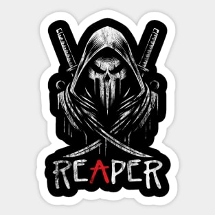 Reaper: The Dark Guardian | Grim Reaper Dark Art Nior Sticker